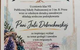 SPOTKANIE Z PANIĄ GEOLOG 2
