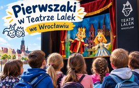 Pierwszaki w teatrze lalek we Wrocławiu