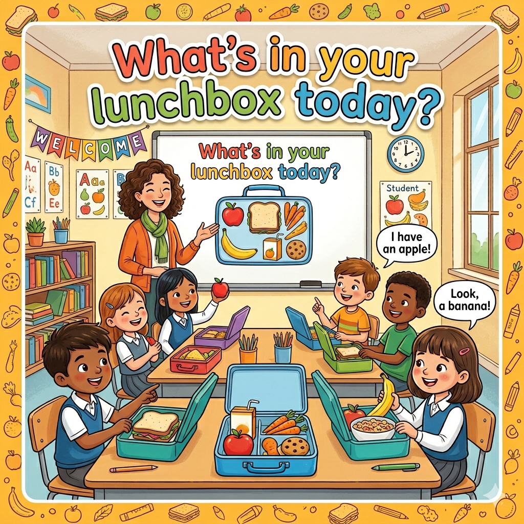 Plakat What&rsquo;s in your lunchbox today?