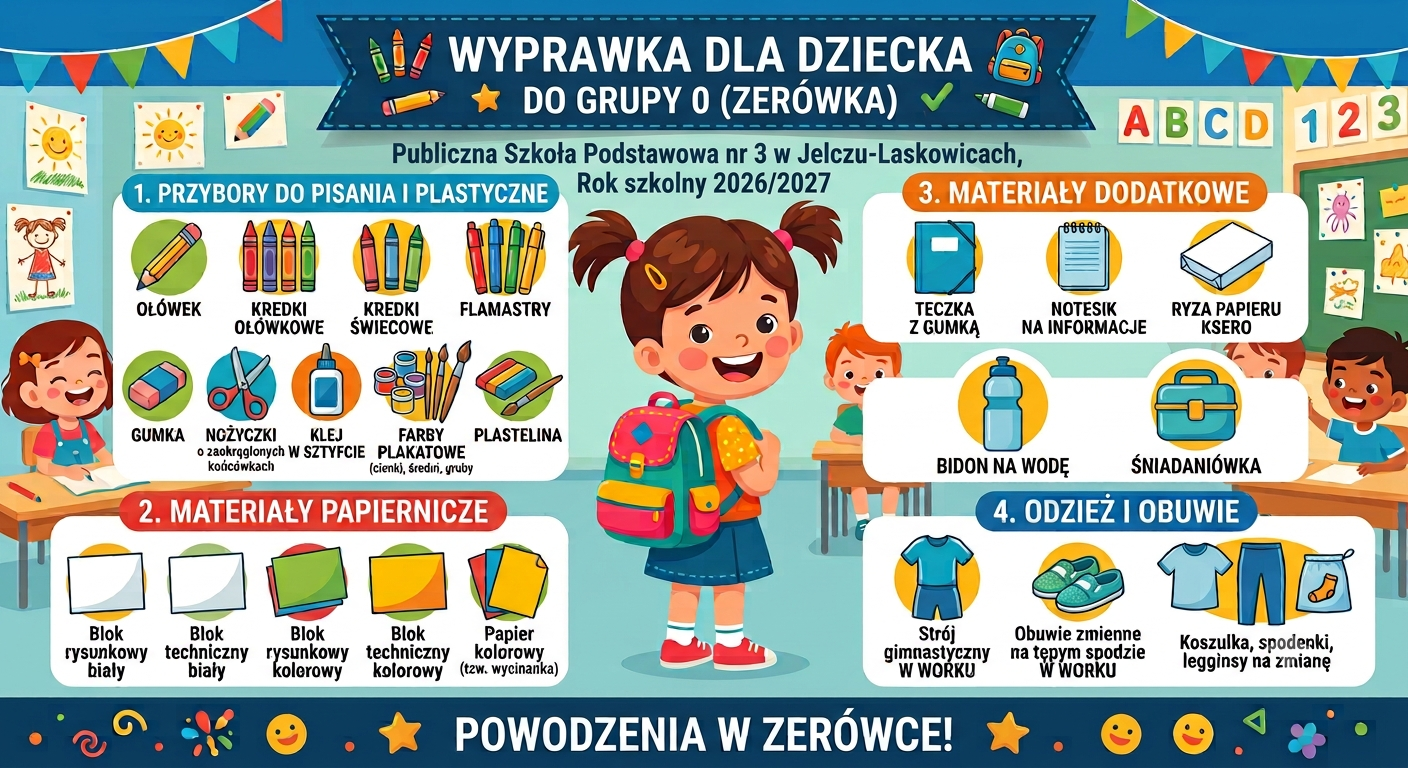 wyprawka dla dzieci do zer&oacute;wki