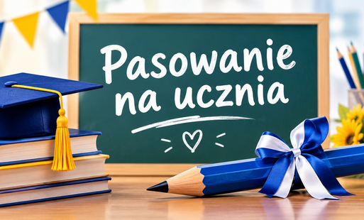 Zdjęcie do UROCZYSTE PASOWANIE NA UCZNIA