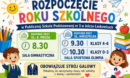 Zdjęcie do ROZPOCZĘCIE ROKU SZKOLNEGO