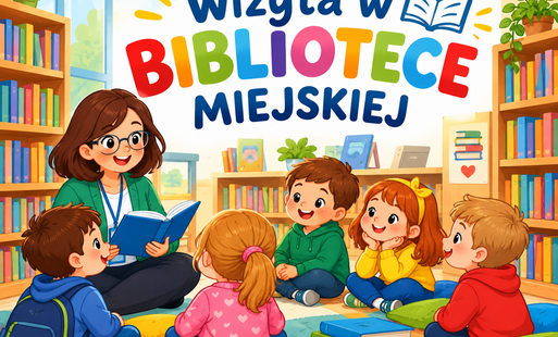 Zdjęcie do PIERWSZAKI Z WIZYTĄ W BIBLIOTECE MIEJSKIEJ