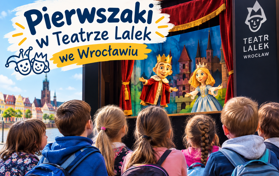 Wycieczka uczniów klas 1A i 1B do Wrocławskiego Teatru Lalek